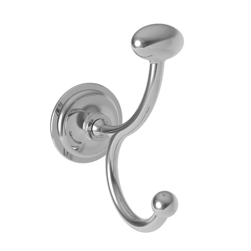 Newport Brass 1600-1660/26 Robe Hook Miro Double Vertical 4-6/7 Inch 3-7/9 Inch Wall Mount