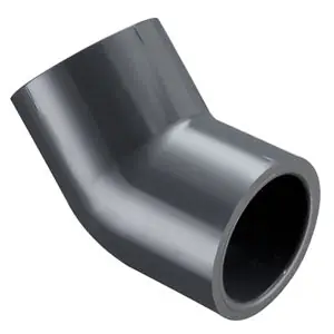 Spears 417-060G 6 PVC 45 ELL SOC SCH40 GRAY