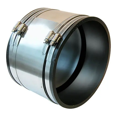 Fernco 1002-1212RC Coupling Shield 12 Inch Clay To Cast Iron/Plastic Strong Back