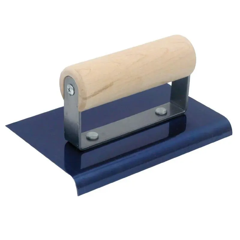Marshalltown CE562B 6 x 6 1/2 Radius 5/8 Lip Blue Steel Edger