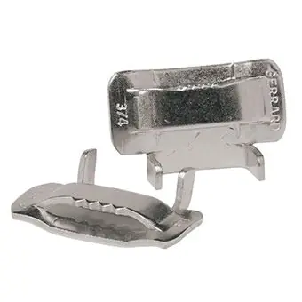 IDEAL CLAMP PRODUCTS INC ST256 3/4 Stainless Ear Style Heavy Duty Buckle Strapbinder