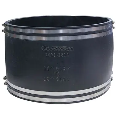 FERNCO 1002-2424 Coupling 24Clay-24CI/PL