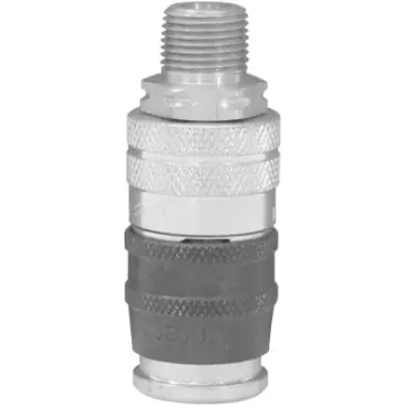 Dixon Valve & Coupling DC9SE Male Pipe Thread Coupling 1/2 Body x 1/2-14 Male NPT Steel