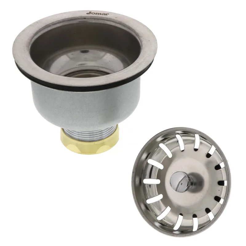 Jomar SS-306 Snap-N-Loc Designer Series Sink Strainer Stainless Steel