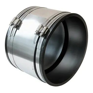 Fernco 1002-1010RC Coupling Shield 10 Inch Clay To Cast Iron/Plastic Strong Back