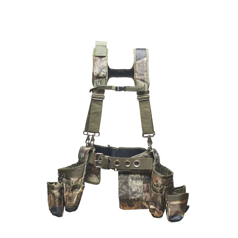 Bucket Boss 55185MOSC Mossy Oak Camo 27 Pocket 3 Framers Rig Bag