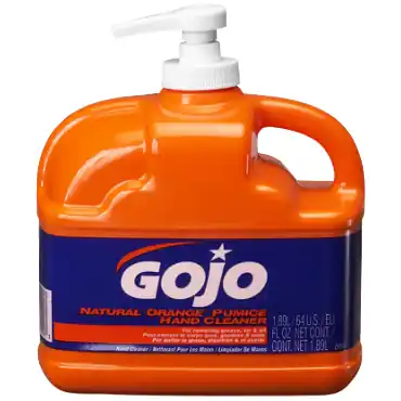 Gojo 0958-04 Natural Orange Pumice Hand Cleaner 1/2 gal Bottle