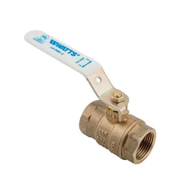 Watts Regulator LFFBV-411/4 Ball Valve Lead Free Brass 1-1/4 Inch Threaded