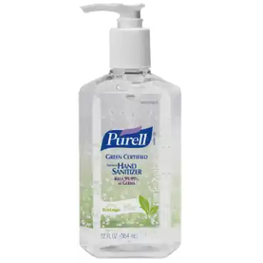 Gojo 3691-12 Purell Advanced Hand Sanitizer Green Certified Gel 12 fl oz