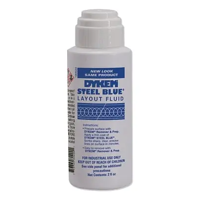Dykem 80200 Layout Fluids 2 oz Felt Tip Blue