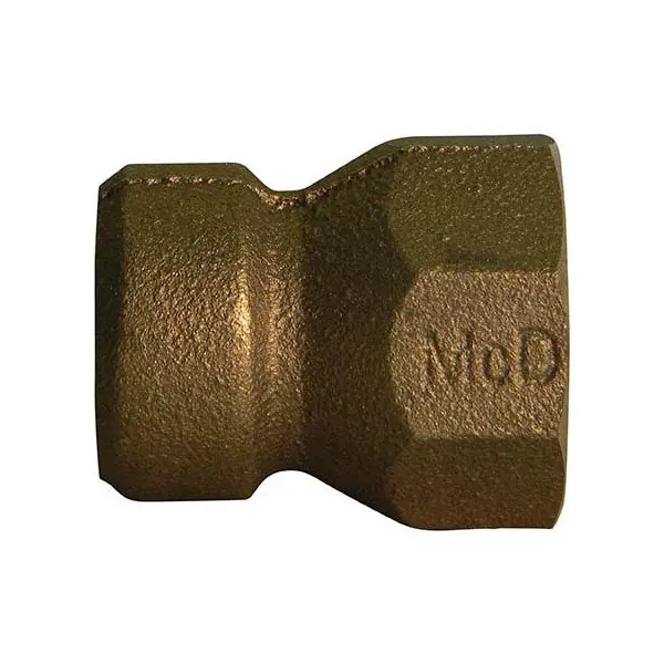 AY McDonald 74755F-1 Adapter Lead Free Brass 1 Inch FemalexFemale Flare Thread