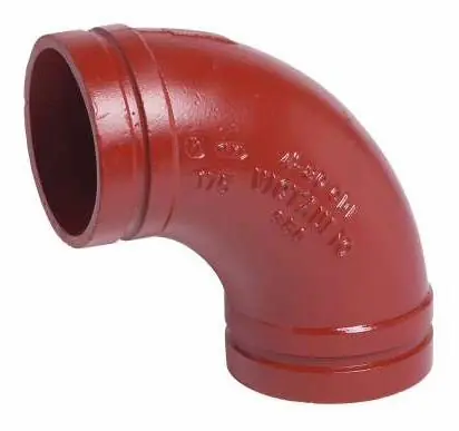 Victaulic A080010PHL Elbow 10-C 90 Degree 8 Inch Ductile Iron T37H-77 Grooved Cement Lined AWWA