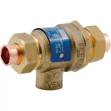 Watts Regulator 1/2-BBFP Backflow Preventer Vacuum Breaker 1/2 Inch Brass Dual Check with Intermediate Atmospheric Vent Female Union 9D-12