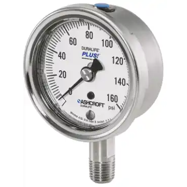 Ashcroft 251009SW02L160 Duralife Pressure Gauge 0 to 160 psi