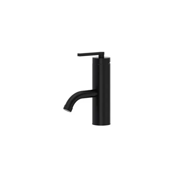 Rohl LB01D1LMMB Lombardia Single Handle Lavatory Faucet in Matte Black
