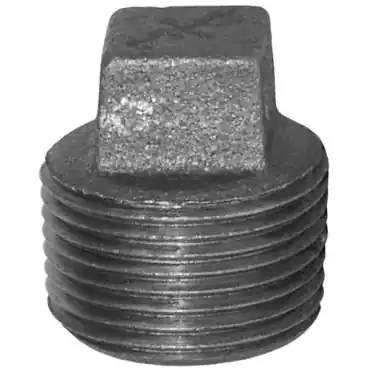 Dixon Valve & Coupling SHP600 NPT Threaded Square Head Plug 6 NPT(m)