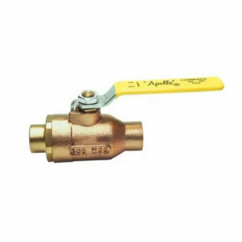 Apollo 7724401 77-240 Series 3/4 in. Bronze Full Port Solder 600# Ball Valve