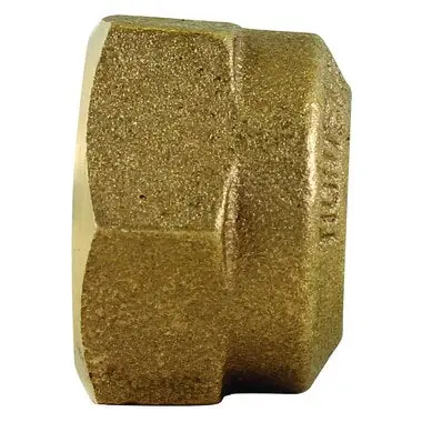 AY McDonald 4700Q-114 Compression Nut with Gasket Lead Free Brass 1-1/4 Inch CTS Q