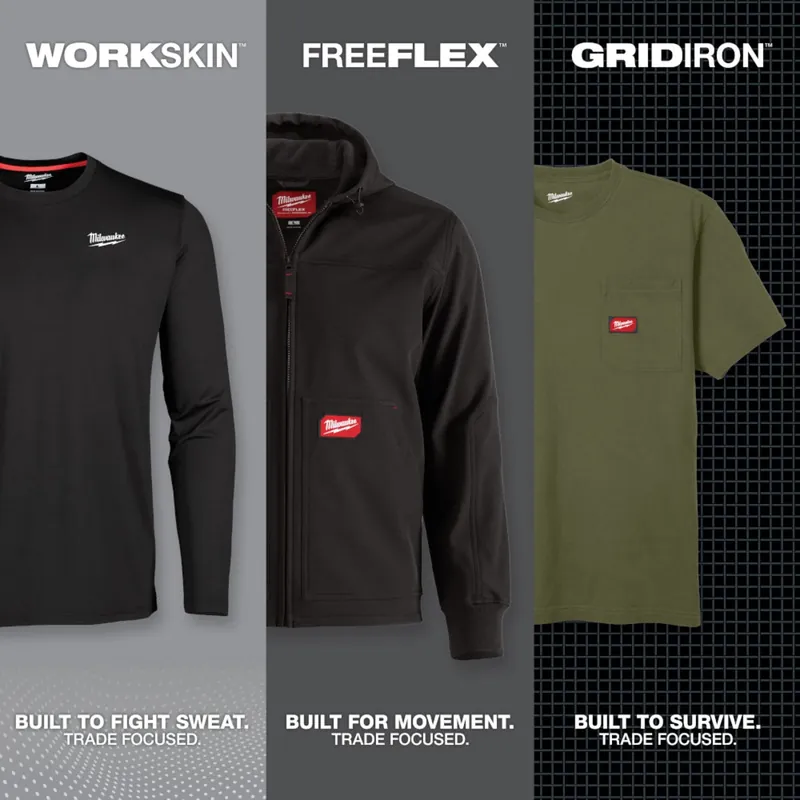Milwaukee Tool 605G-XL Heavy Duty Pocket T - SS Gray XL