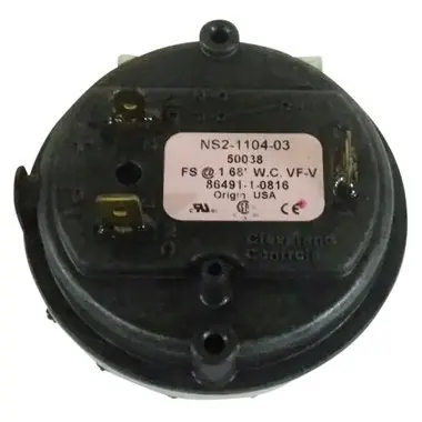 Peerless 50038 NS2-1104-03 1.68 W.C. Pressure Switch