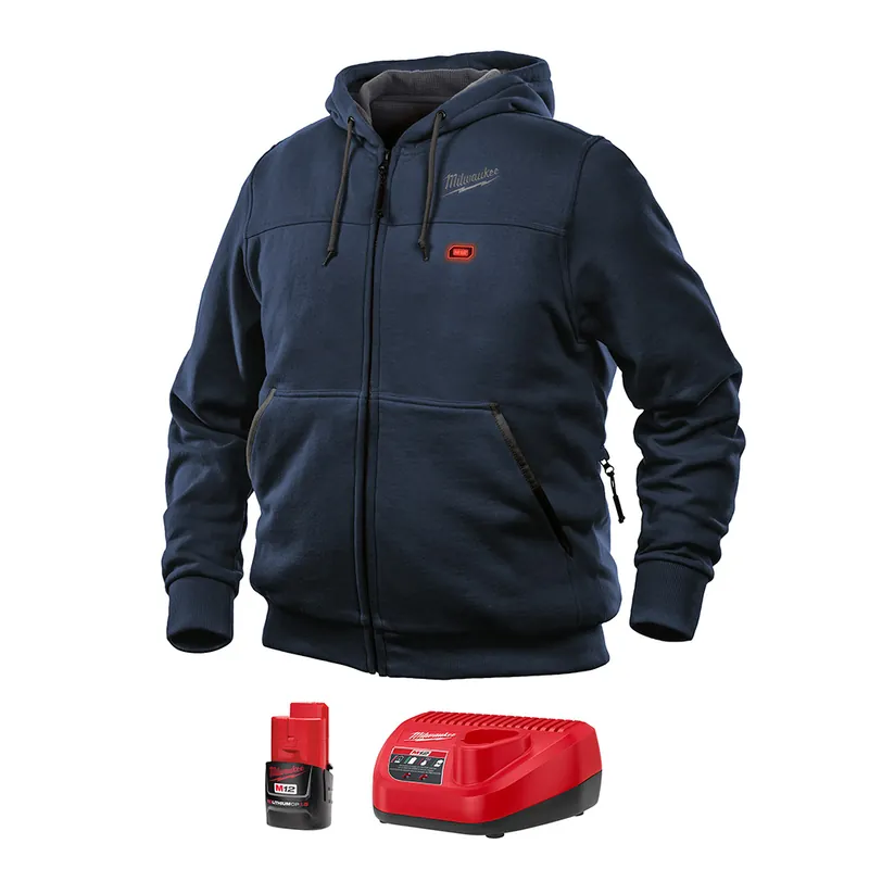 Milwaukee 302BL-212X Heated Hoodie Kit 2 - M12 Cordless Insulated - 2XL