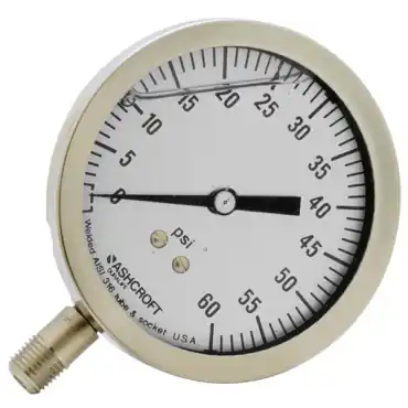 Ashcroft 251009SW02L60 Duralife Pressure Gauge 0-60 psi