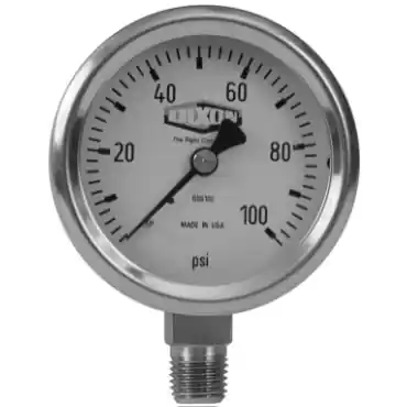 Dixon Valve & Coupling GSS30 Dry Pressure Gauge - 0 to 30 PSI