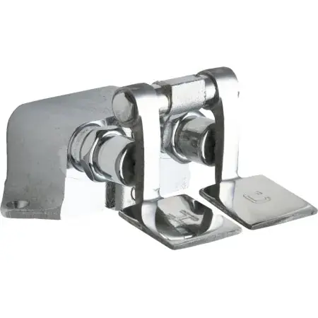 Chicago Faucets 625-ABRCF Naiad Hot and Cold Water Pedal Box with Short Pedals Fast Cycle Time