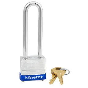 Master Lock 7KALJ Padlock 1-1/8 in Wide Laminated Steel Pin Tumbler