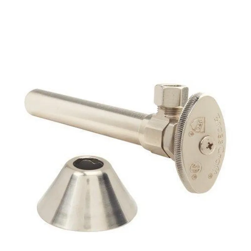 BrassCraft CS40BX-NS 1/2 x 3/8 in. Sweat x OD Compression Knurled Oval Handle Angle Supply Stop Valve