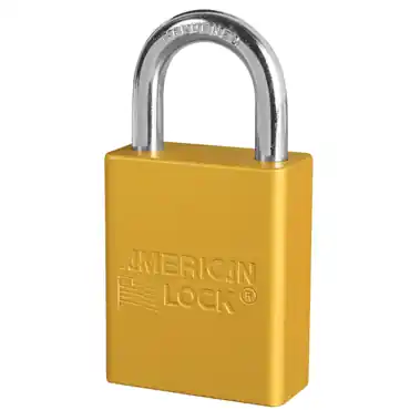 Master Lock A1105YLW Series A1105 Aluminum Rekeyable Padlock