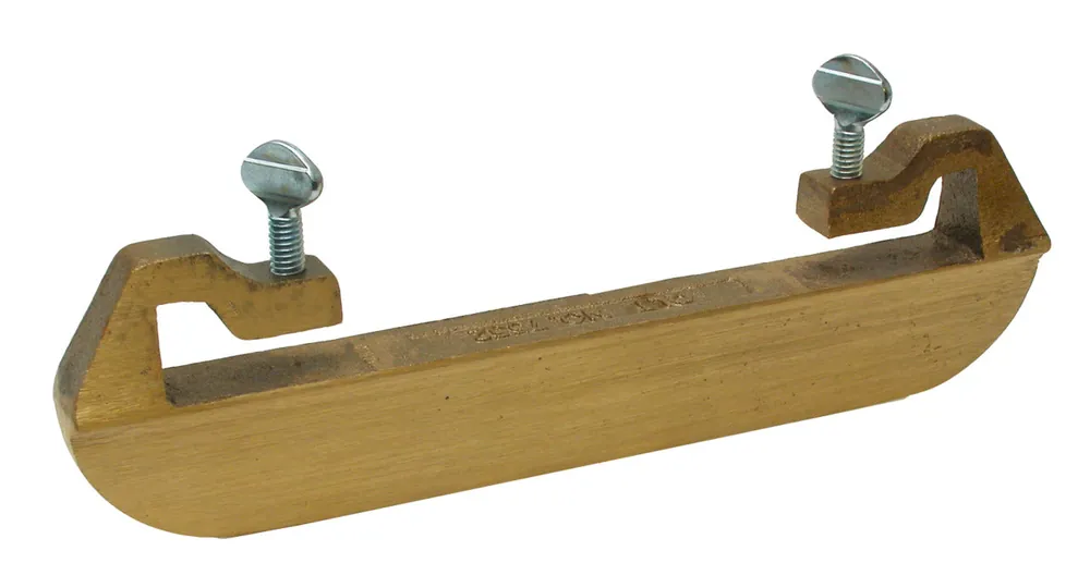Marshalltown 7551 Marshalltown 1/4 Radius 3/4 Wide 1 Deep Bull Float Bronze Groover Attachment