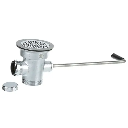 T&S Brass B-3942 Waste Drain Valve, Twist Handle, 3 x 2