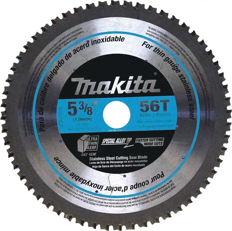Makita A95794 5-3/8 56T Stainless Steel Cutting Blade