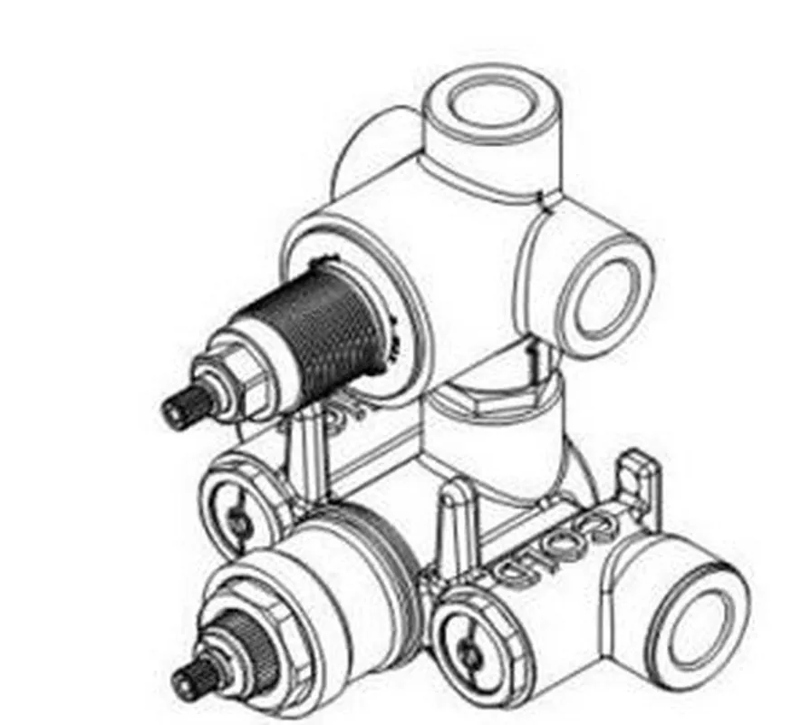 Newport Brass 1-744 Luxtherm 1/2 in. FNPT Thermostatic Valve