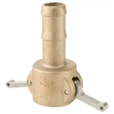 Dixon 100-C-BR Cam & Groove Type C Coupler x Hose Shank