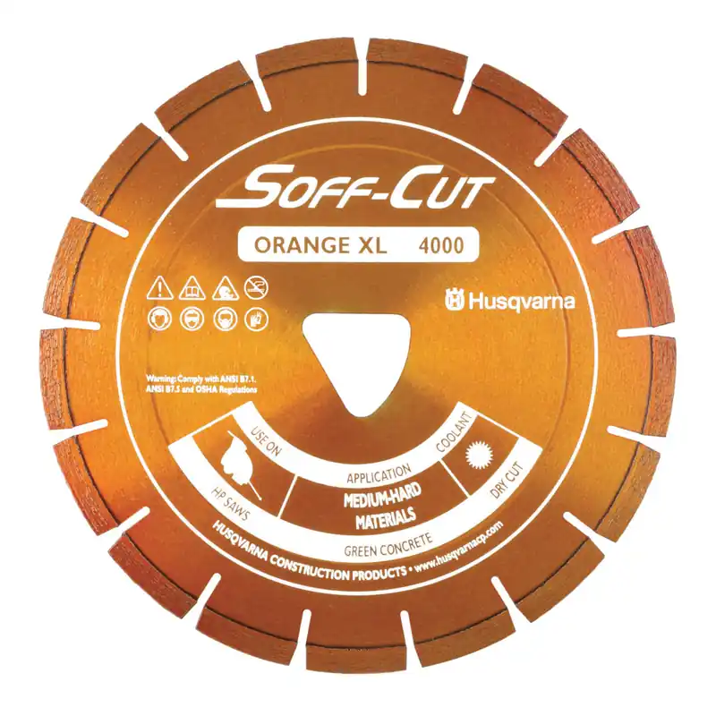 Husqvarna 542756115 13.5 x .120 Orange Soff-Cut Diamond Blade 234XL144000