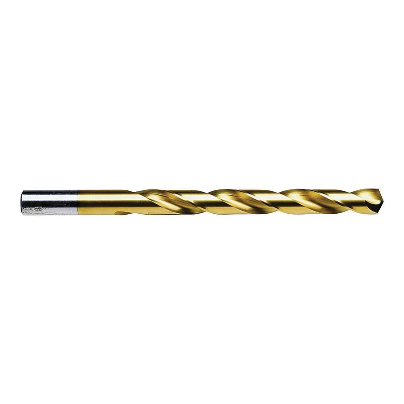 Irwin 63916 Titanium Nitride Jobber Length Drill Bit, 1/4