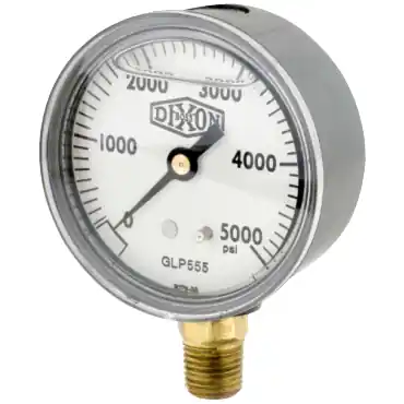 Dixon Valve & Coupling GLP555 Liquid Pressure Gauge 0-5,000 PSI