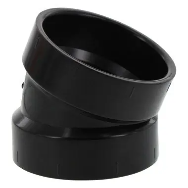 IPEX 397252 Elbow 22-1/2DEG PVC Flue Gas Venting 2 Inch 1738 Hub x Hub