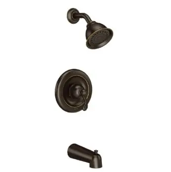 Moen T2123EPBRB Traditional One Handle Single Function Bathtub & Shower Faucet 1.75 Gpm Mediterranean Bronze
