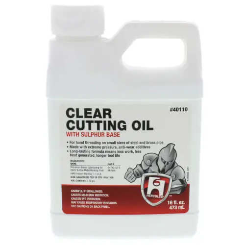 Hercules 40-110 Clear Cutting Oil - 1 pt.