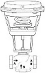 Schneider Electric VK-7283-613-4-11 Valve Actuator Assembly 2 Inch Globe Replacement MPN