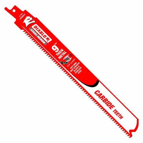 Diablo DS0908CF Steel Demon Reciprocating Saw Blade, 8 TPI, 9 in. Replacement MPN
