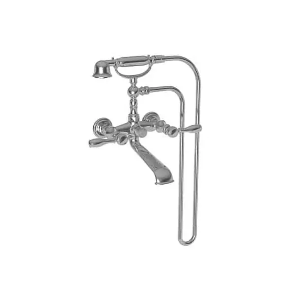 Newport Brass 1770-4283/26 Victoria Three Handle Wall Mount Filler in Polished Chrome