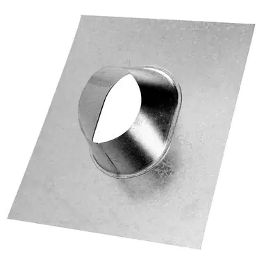 Duravent 7BVFSR Roof Flashing Drlck Stp 7 Inch Galvalume