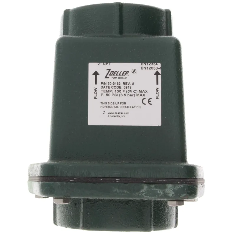 Zoeller 30-0152 2 inches FPT Cast Iron Check Valve