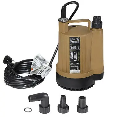 Liberty 260-2 Sump Pump 115 Volts 20 Foot Cord Replacement MPN