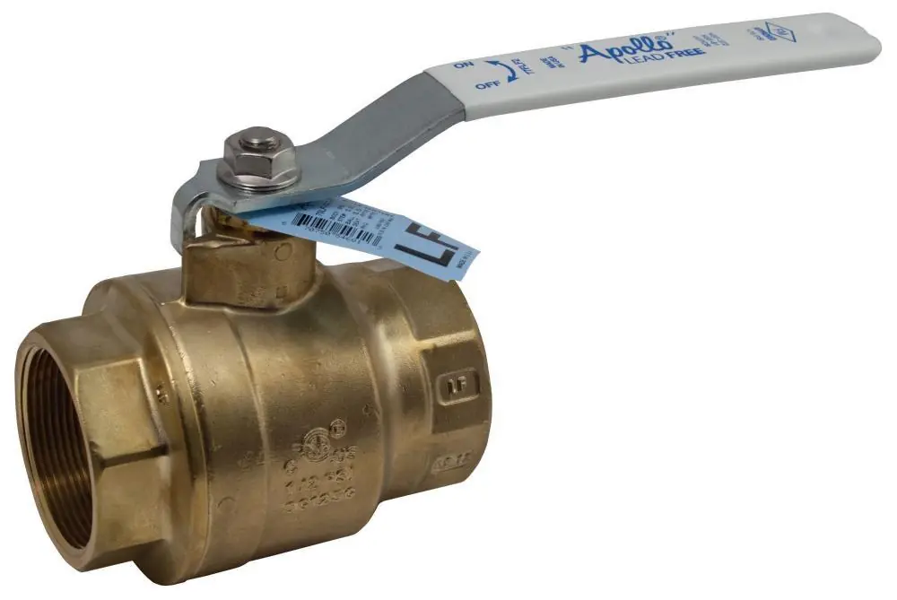 Apollo Valves 77FLF-100 Series 1 in. Brass Full Port Threaded 600# Ball Valve