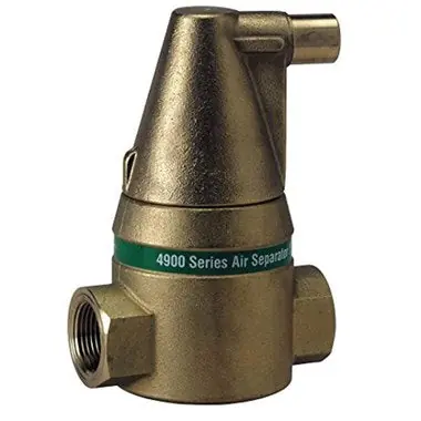TACO 49-075T Air Separator 4900 3/4 Inch Brass Stainless Steel Threaded 150 Pounds per Square Inch